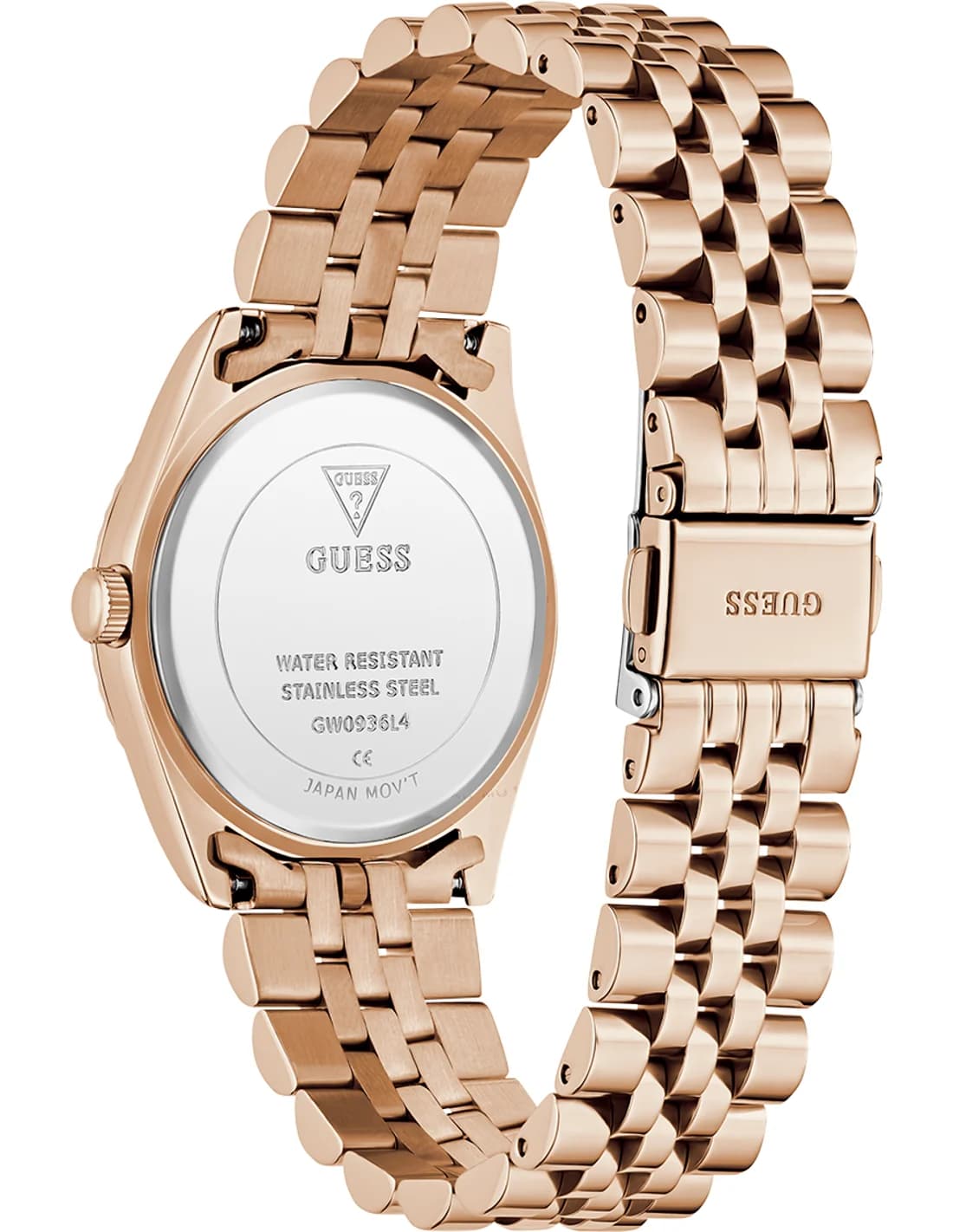 Montre Guess GW0936L4 femme détail cadran blanc