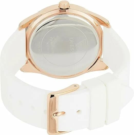 Montre Guess W0911L5 femme détail cadran blanc