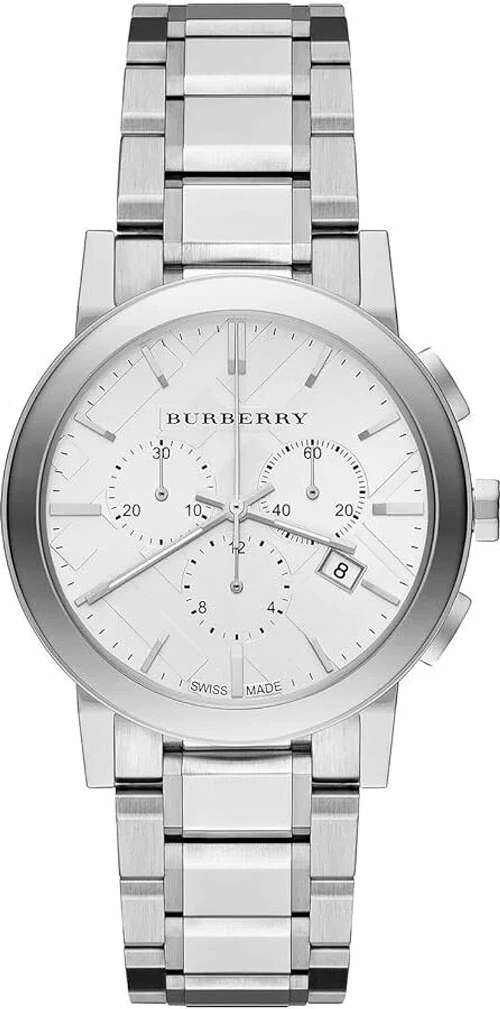 Burberry BU9750 Chronograph Stainless Steel Blue Dial Men's Watch