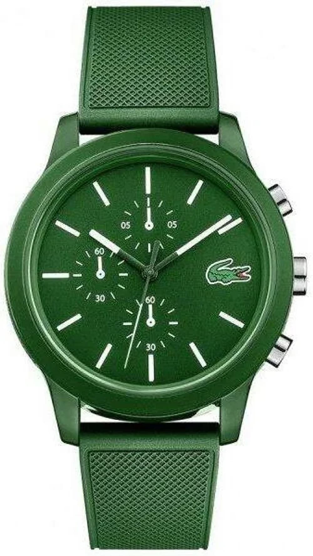 Montre Lacoste 2010973 homme cadran vert bracelet caoutchouc / silicone