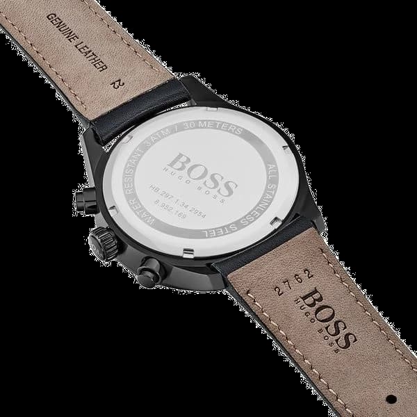 Montre Hugo Boss 1513474 homme détail cadran noir