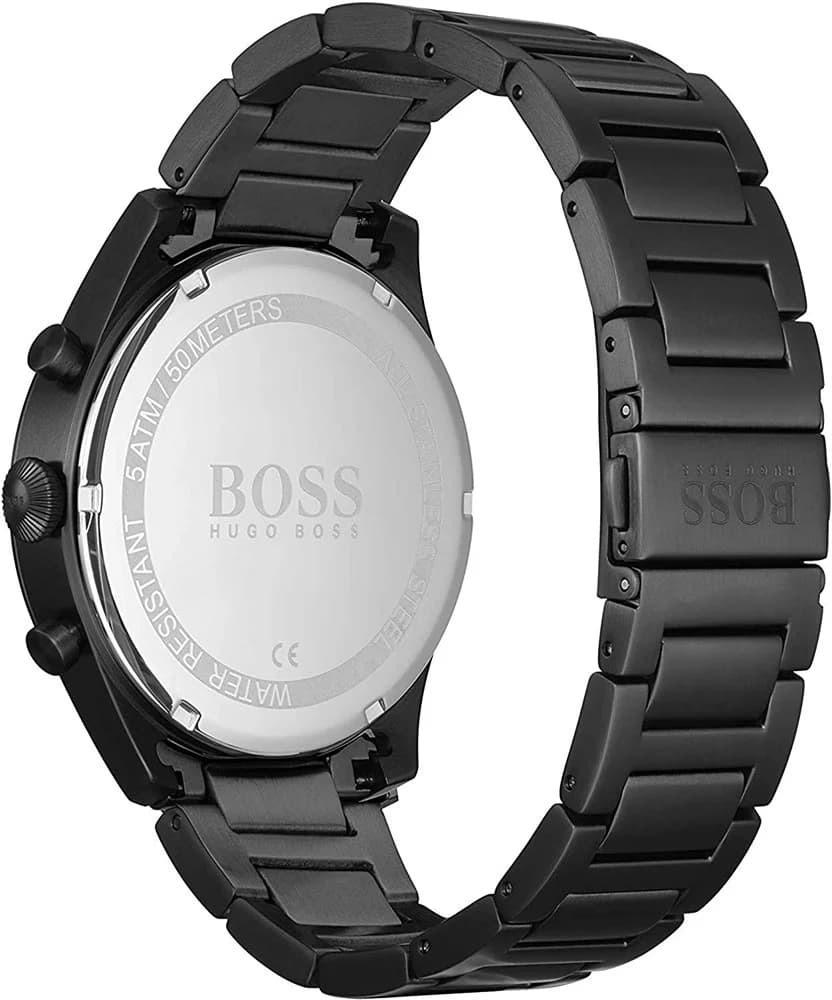 Montre Hugo Boss 1513714 homme détail cadran noir