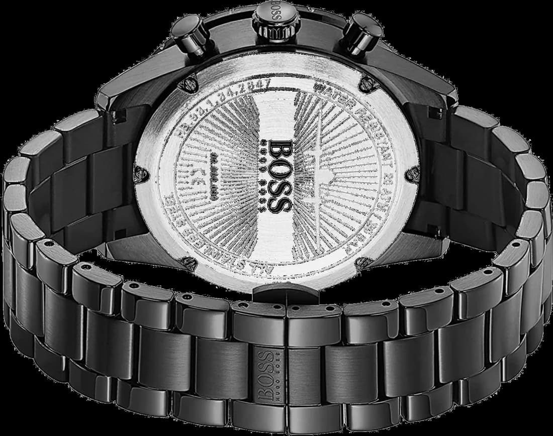 Montre Hugo Boss 1513771 homme détail cadran noir