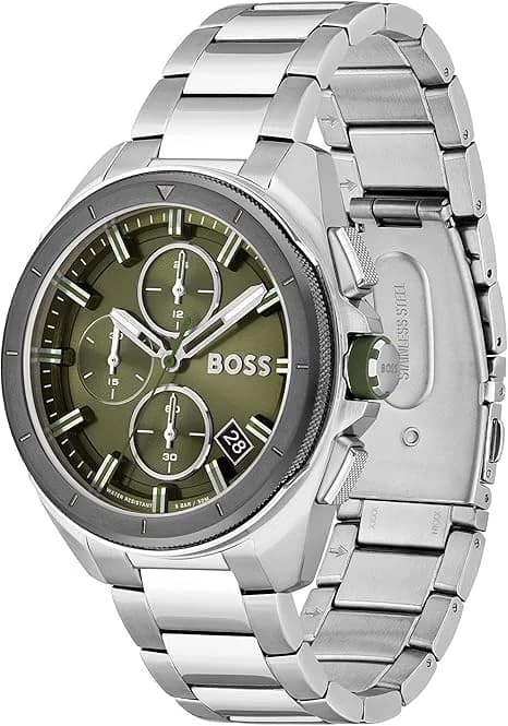 Montre Homme Hugo Boss Volane 1513951 argentée bracelet maillons acier vue 2