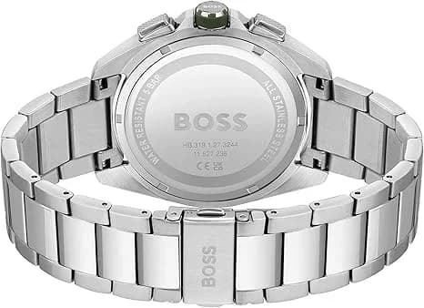 Montre Homme Hugo Boss Volane 1513951 argentée bracelet maillons acier vue 3