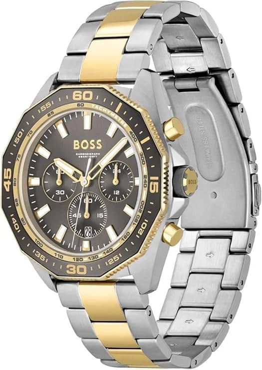 Hugo Boss Energy 1513974 Men's Watch Two-Tone Stainless Steel Bracelet view 2