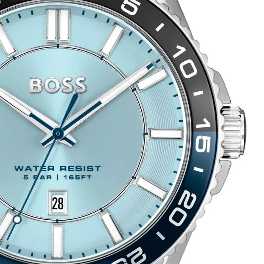 Montre Hugo Boss 1514207 homme verso boîtier argent