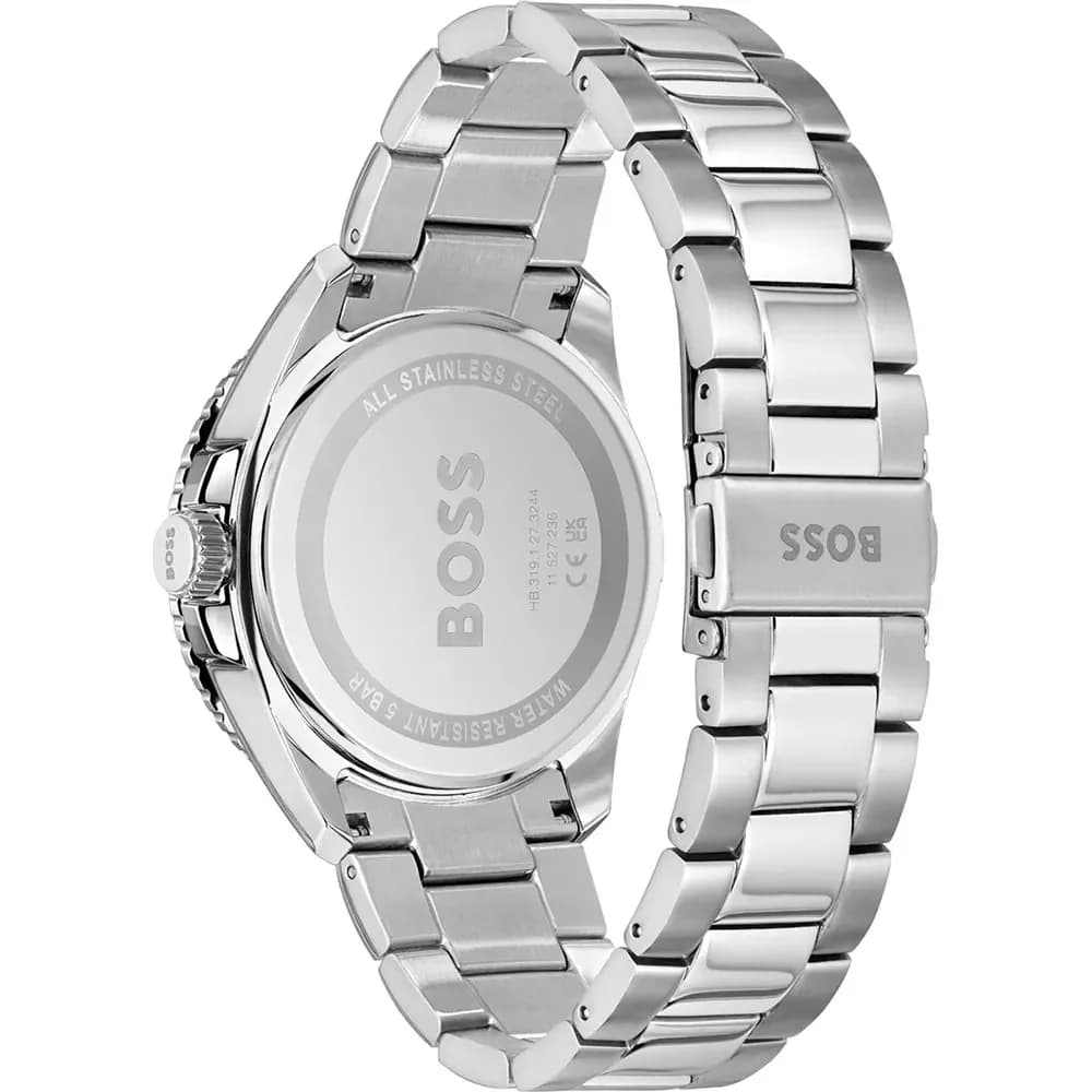 Hugo Boss Runner 1514208 Men's Watch Silver Stainless Steel Link Bracelet view 3