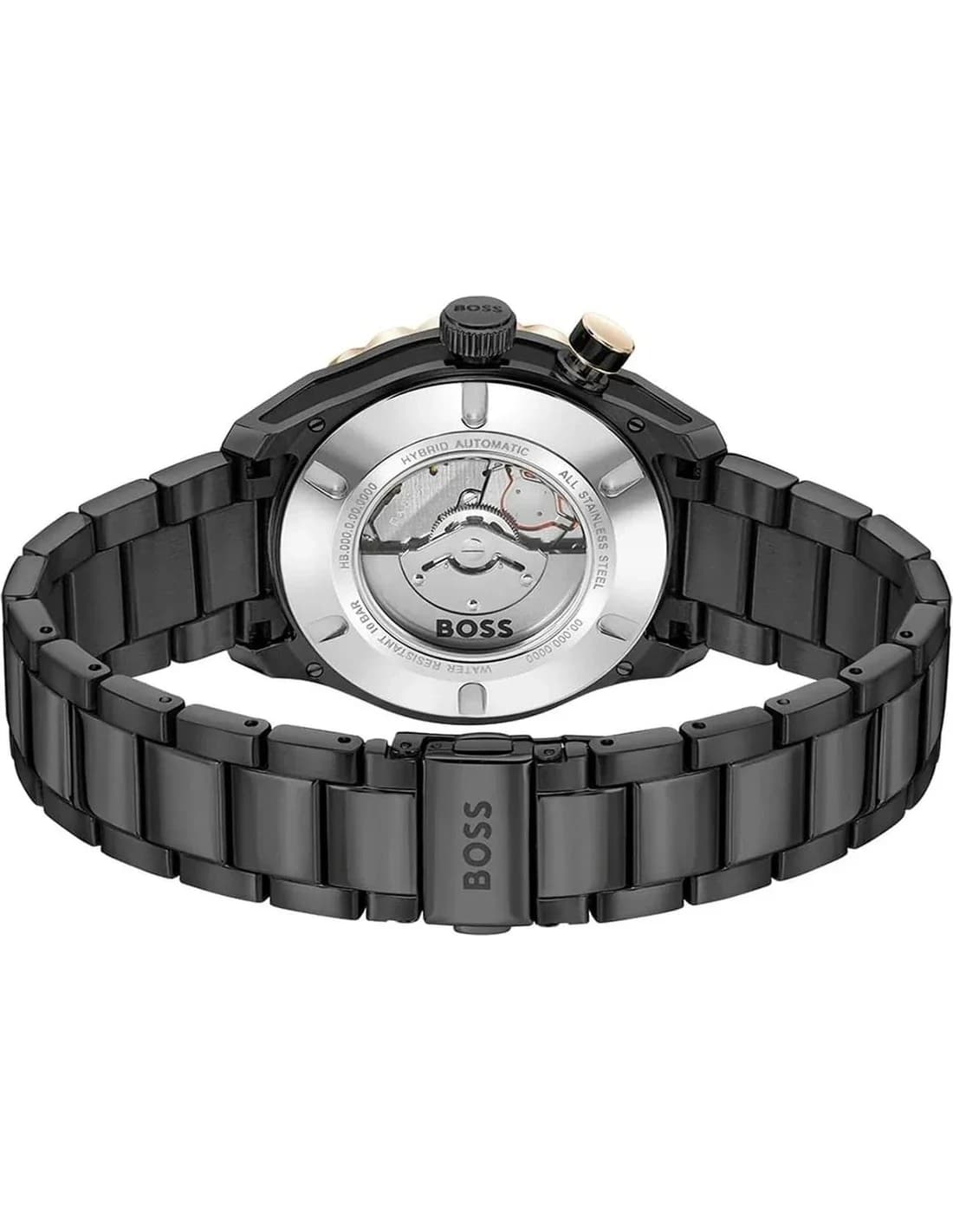 Montre Hugo Boss 1514215 homme détail cadran noir