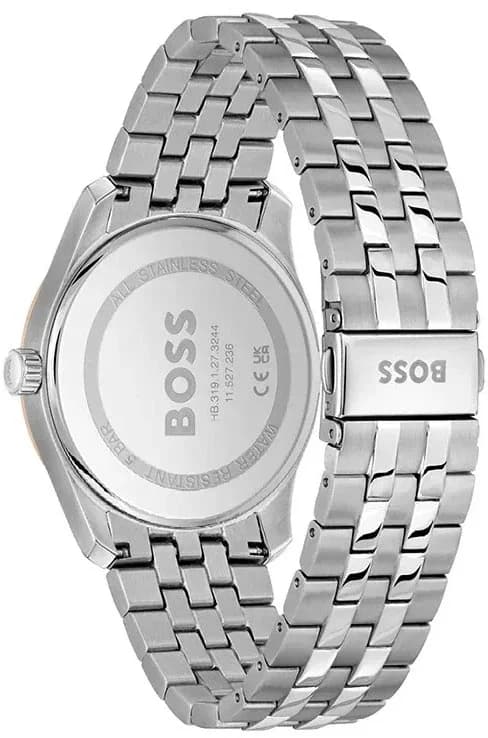 Montre Homme Hugo Boss Principle Master 1514275 argentée bracelet Maillons acier vue 3