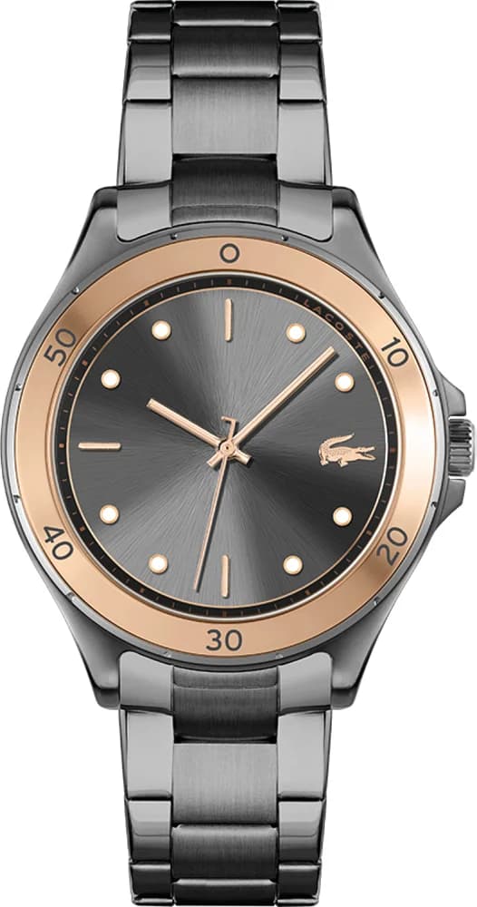 Montre Lacoste 2001224 femme cadran gris bracelet acier inoxydable