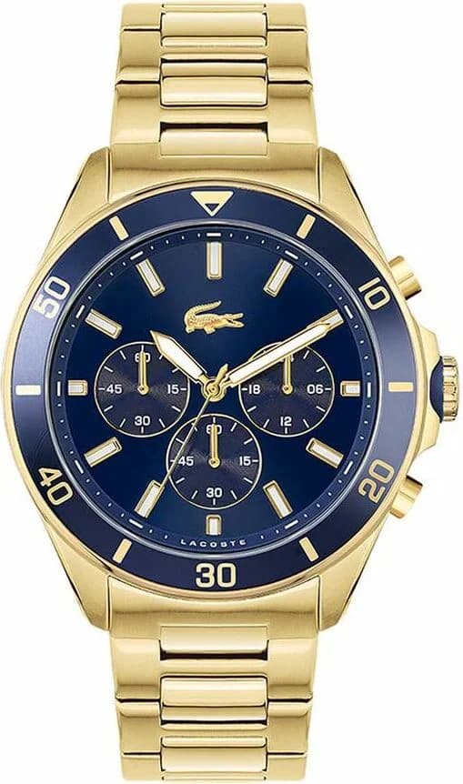 Montre Lacoste 2011151 homme cadran bleu bracelet acier inoxydable