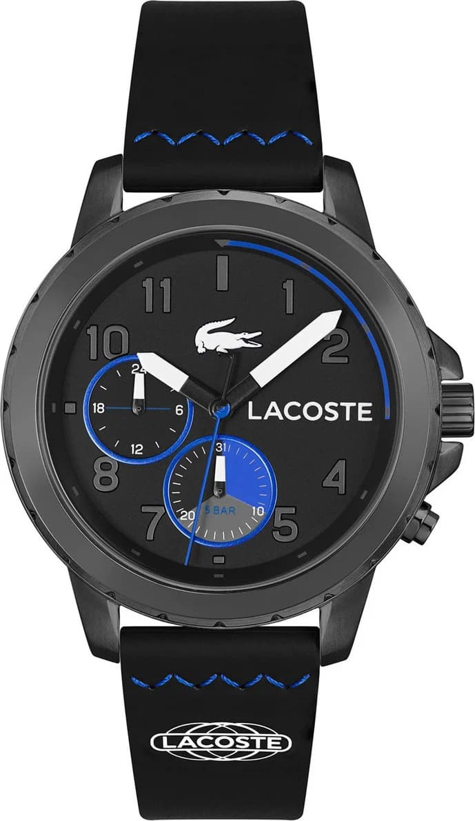 Lacoste 2011206 Men's Chronograph Watch Black Silicone Strap
