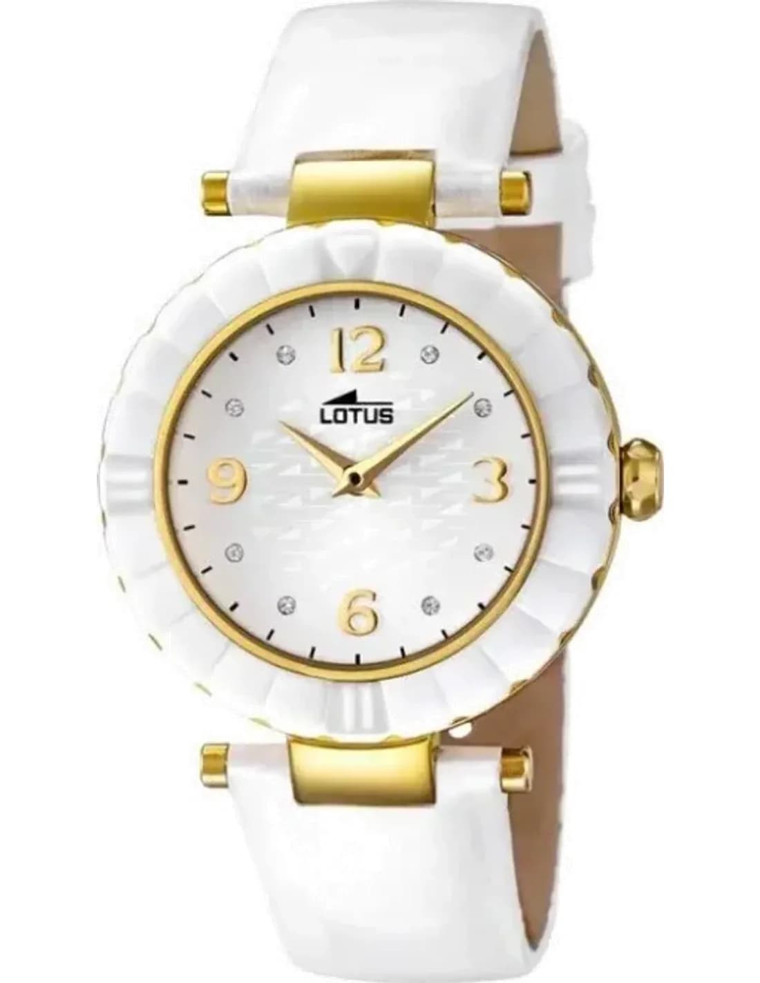 Montre Femme Lotus Trendy L15912/5 Bracelet blanc en cuir