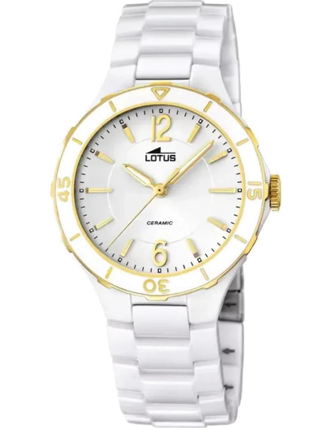Lotus L15931/2 White Ceramic Women's Watch