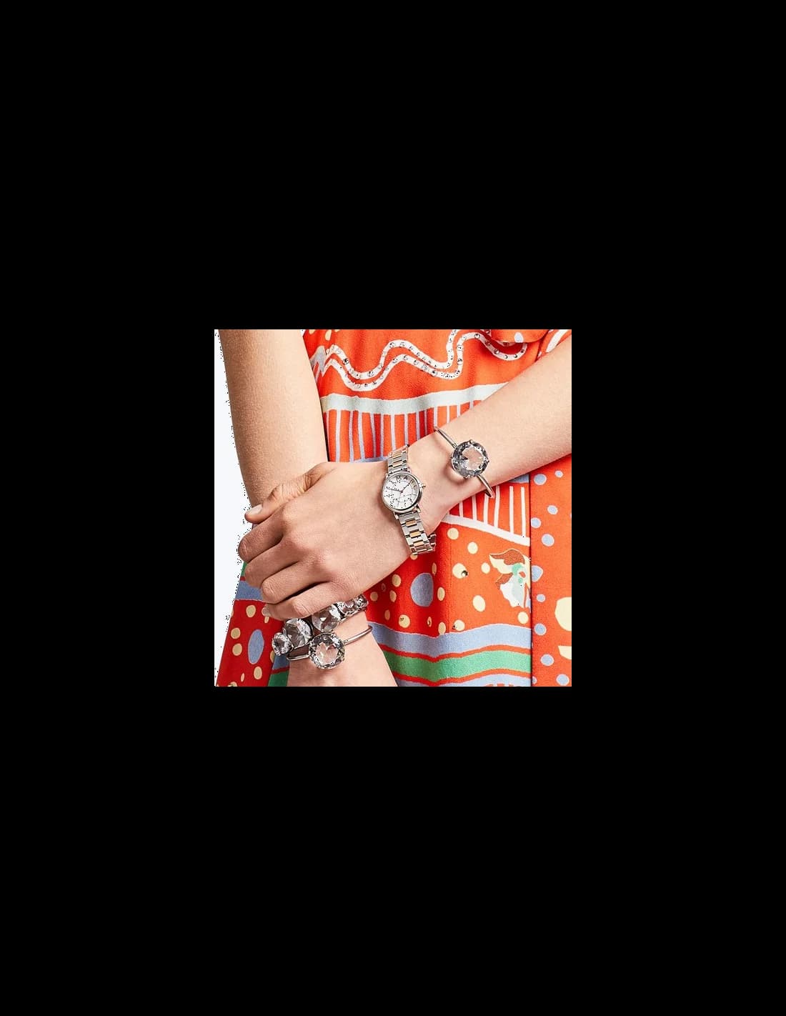 Montre Marc Jacobs MJ3553 femme détail cadran blanc