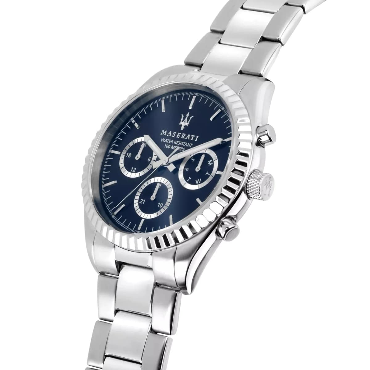 Montre Maserati R8853100022 sport profil bracelet acier inoxydable argent