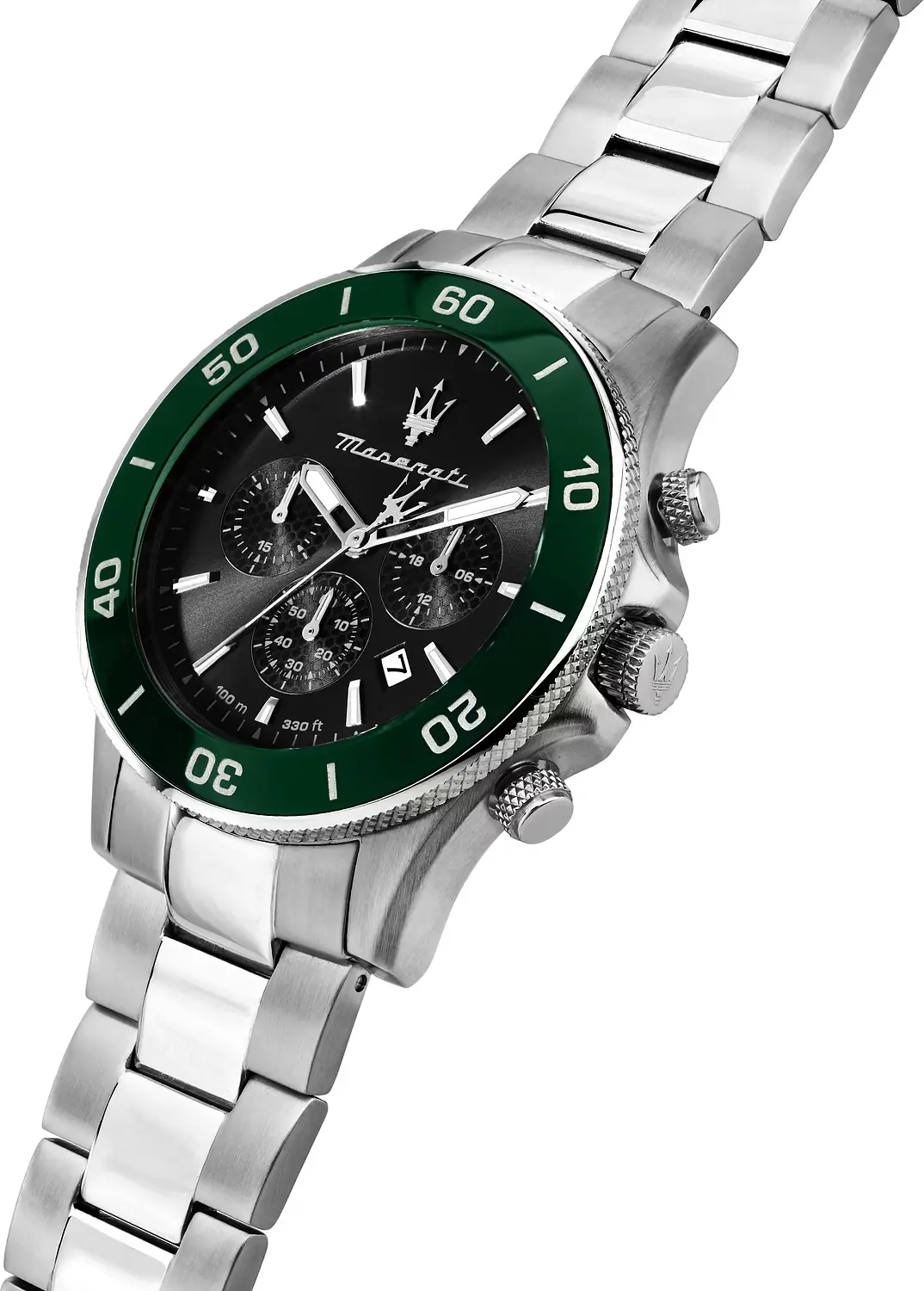 Montre Maserati R8873600008 Acier Argenté et Cadran Noir Multifonctions vue 2