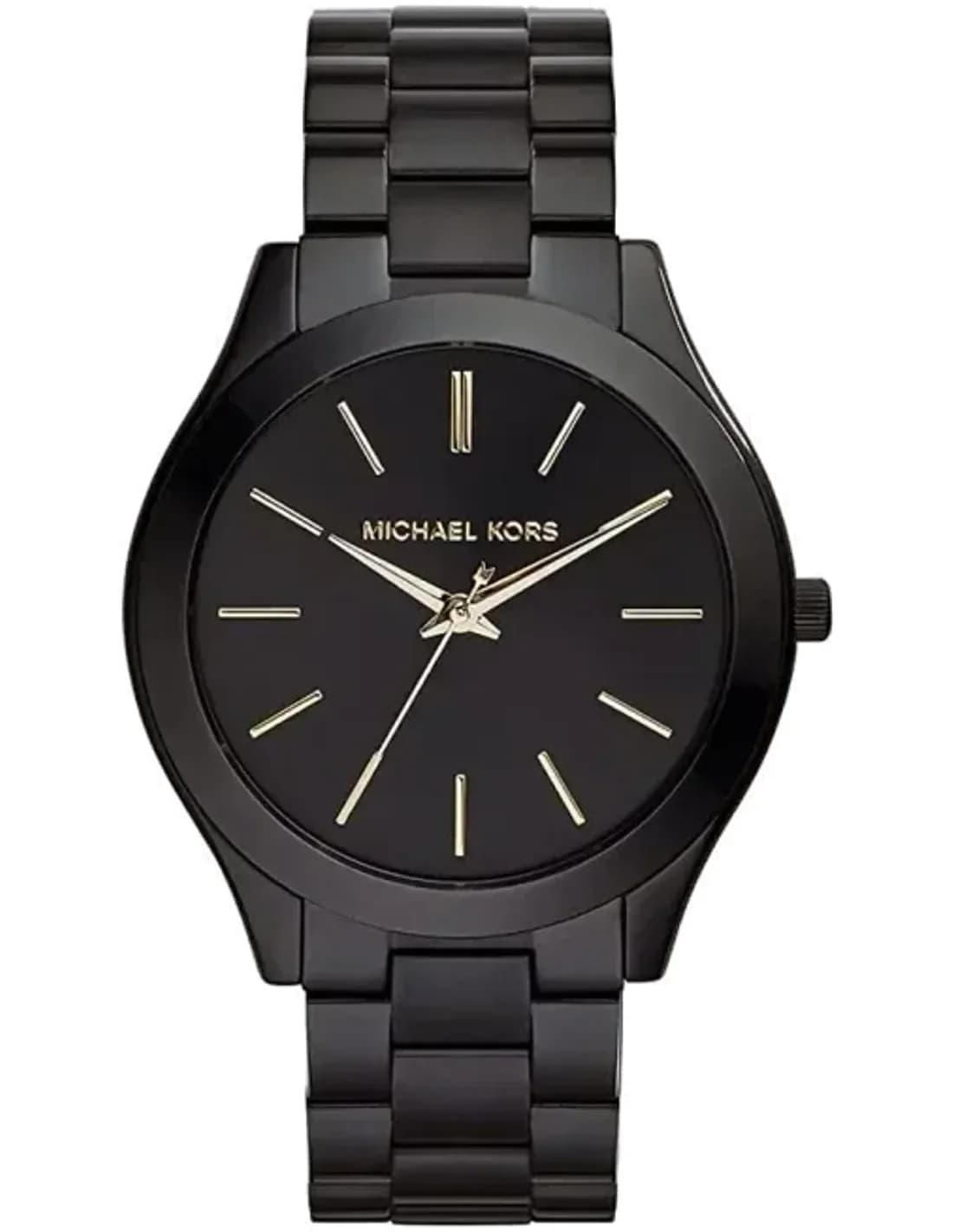 Montre Michael Kors Slim Runway MK3221 Bracelet en acier noir