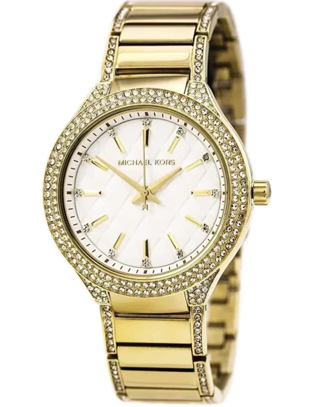 Montre Michael Kors MK3347 femme cadran blanc bracelet acier inoxydable