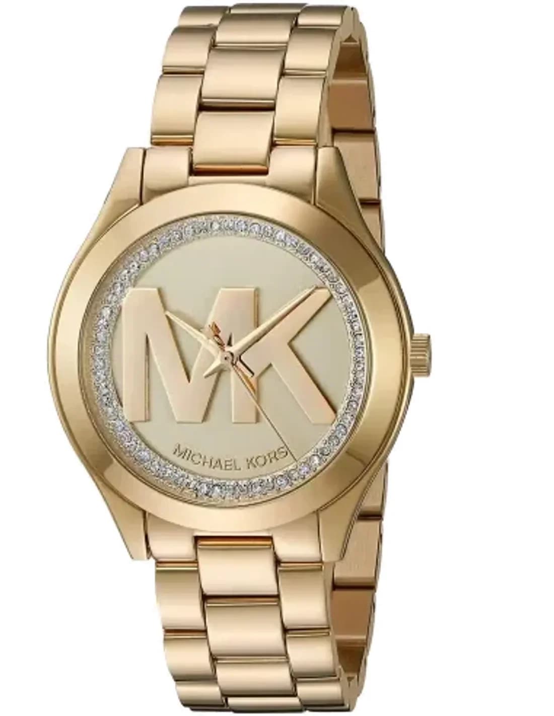 Michael Kors MK3477 montrant son cadran noir — Montres Outlet