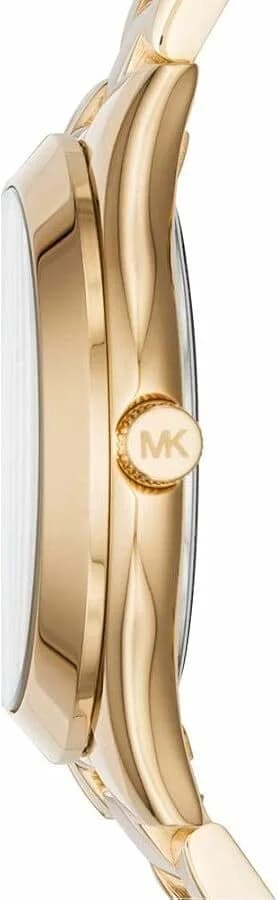 Détail du bracelet et de la boucle déployante de la Michael Kors MK3477