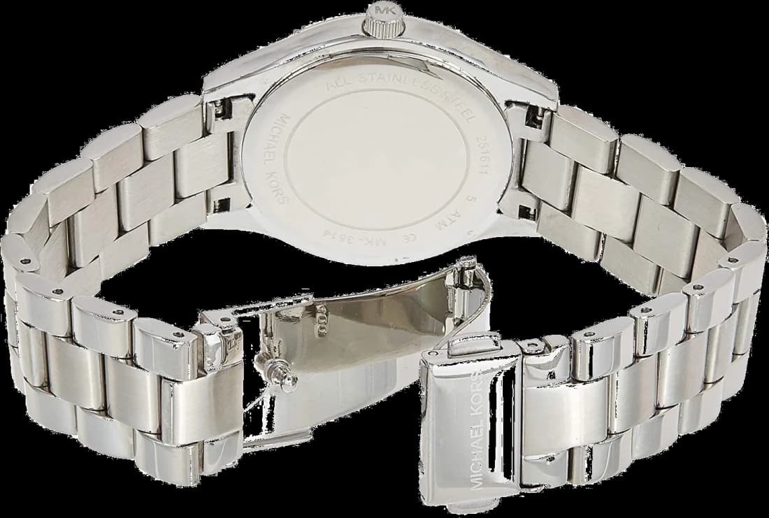 Montre Michael Kors MK3514 femme détail cadran argent