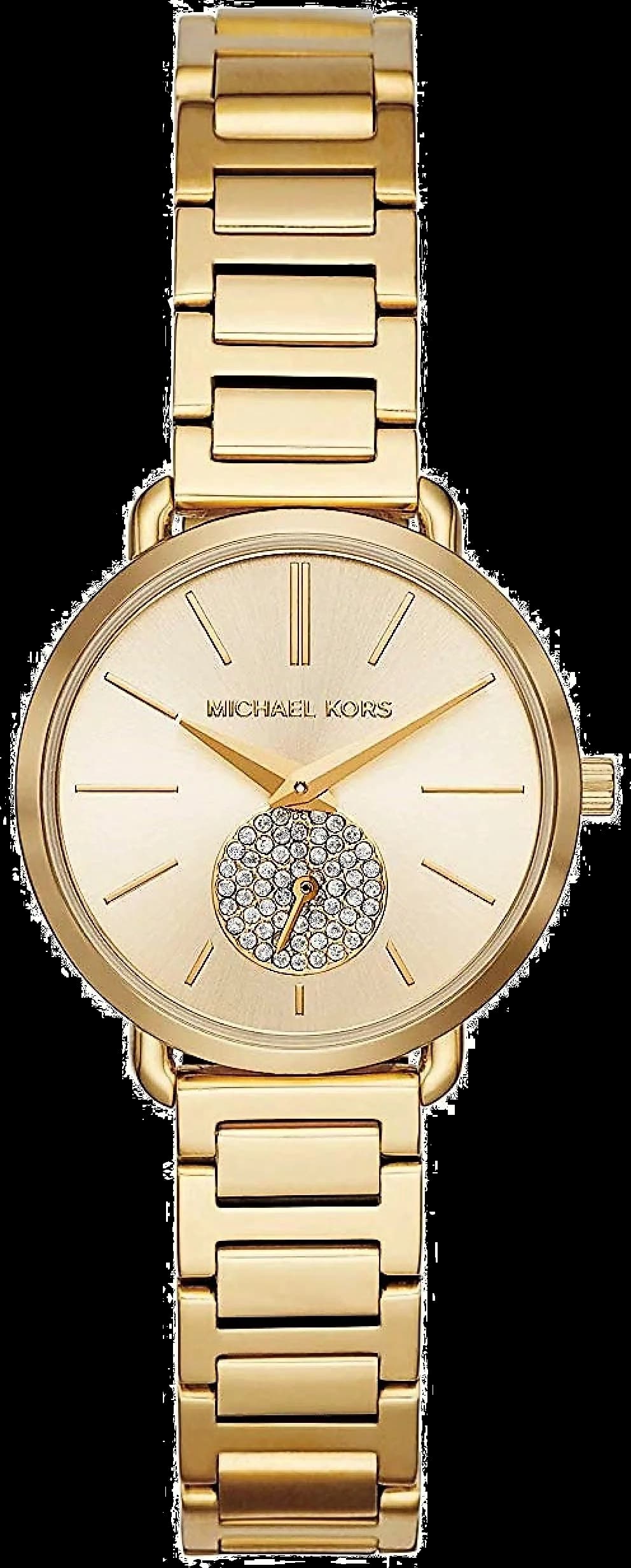 Montre Michael Kors MK3838 femme cadran doré bracelet acier inoxydable