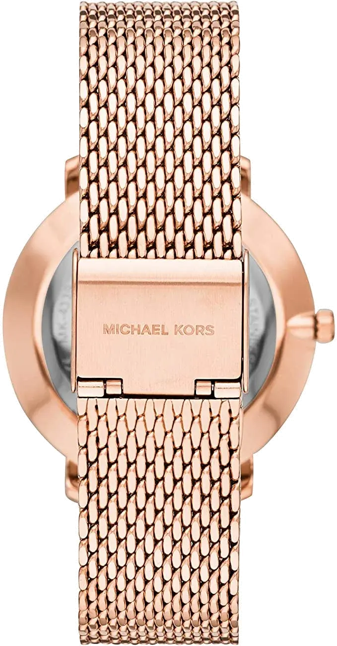Montre Michael Kors MK4340 femme détail cadran or rose