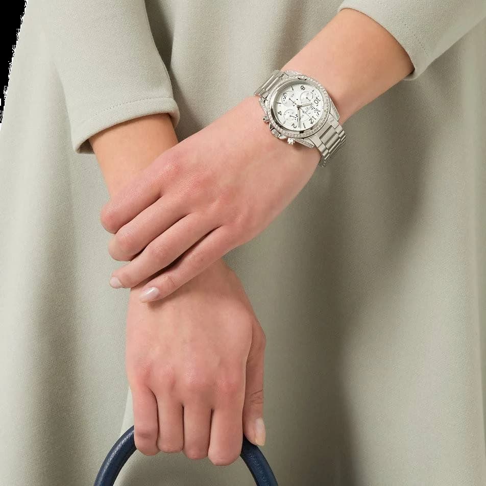 Montre Michael Kors MK5165 femme verso boîtier argent