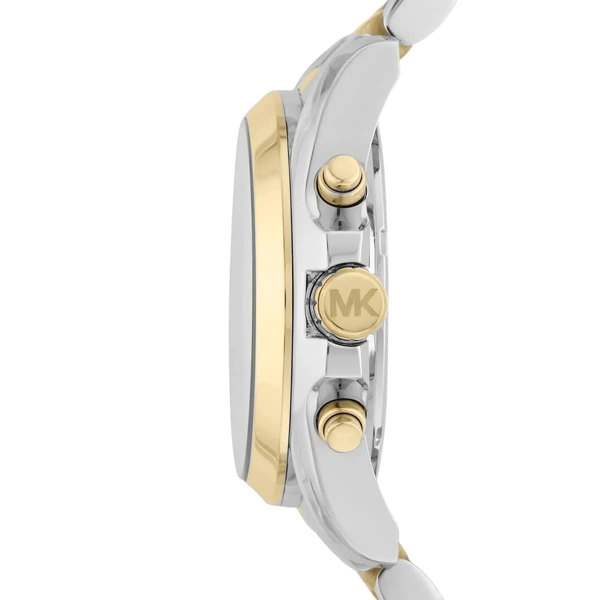 Montre Michael Kors MK5627 Bradshaw gros plan cadran argenté index analogique date