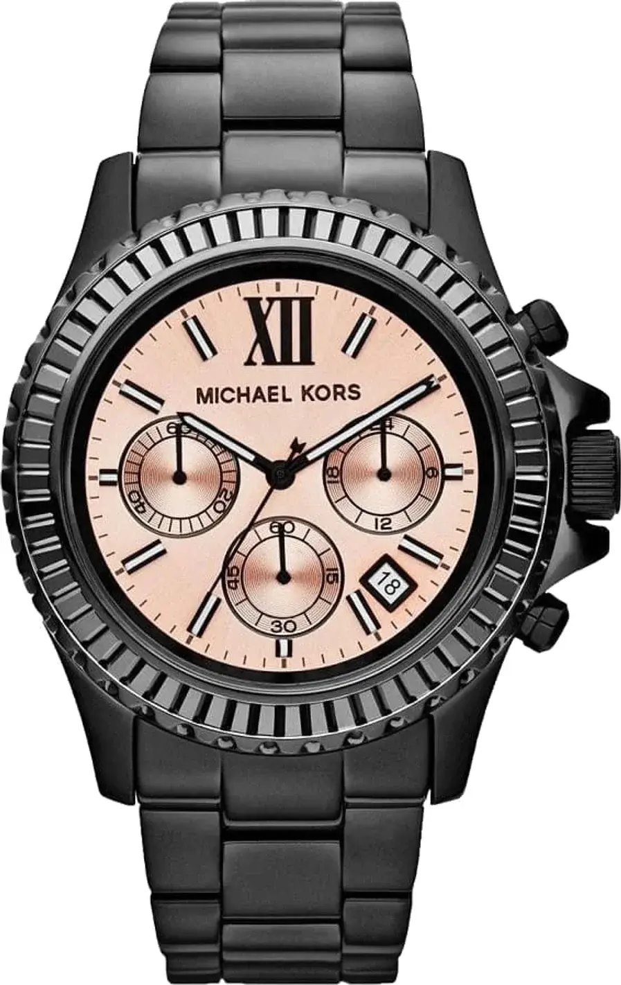 Montre Michael Kors MK5872 femme cadran or rose bracelet acier