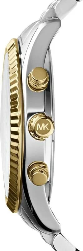 Montre Michael Kors MK5955 Lexington cadran rond analogique index chronographe détail