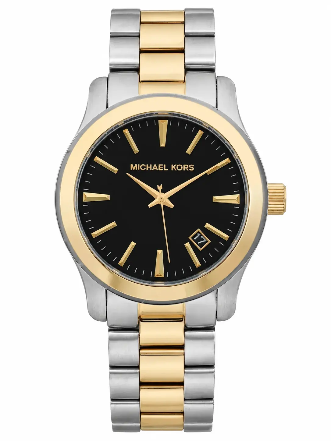 Montre Michael Kors MK7064 homme cadran noir bracelet acier