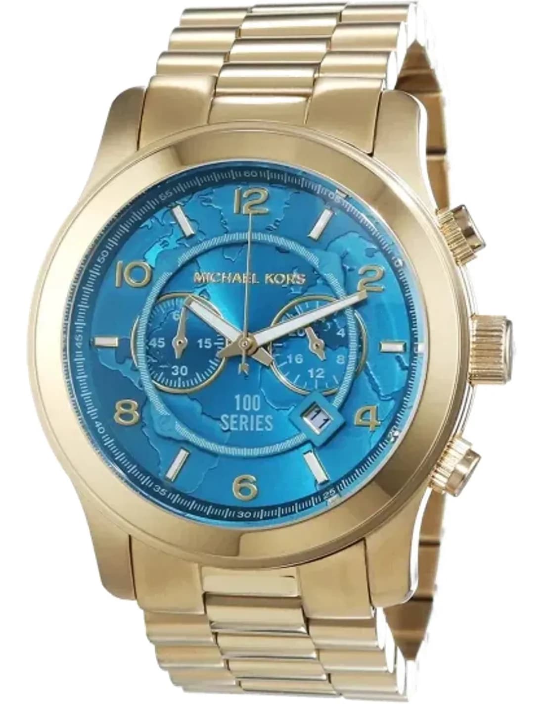 Montre Michael Kors MK8315 femme cadran turquoise bracelet acier inoxydable