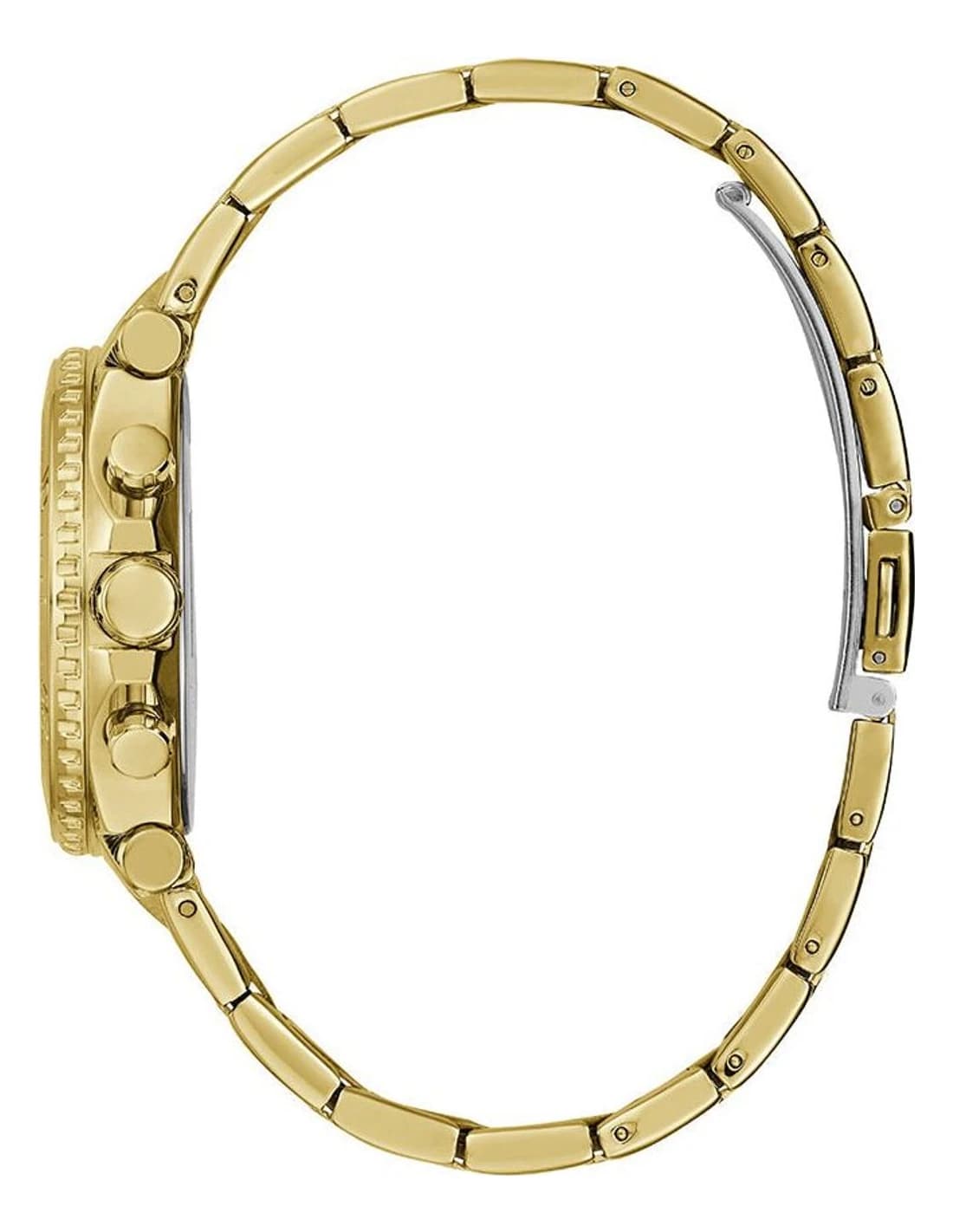 Montre Femme Guess Cosmic GW0465L5 dorée bracelet maillons acier vue 2