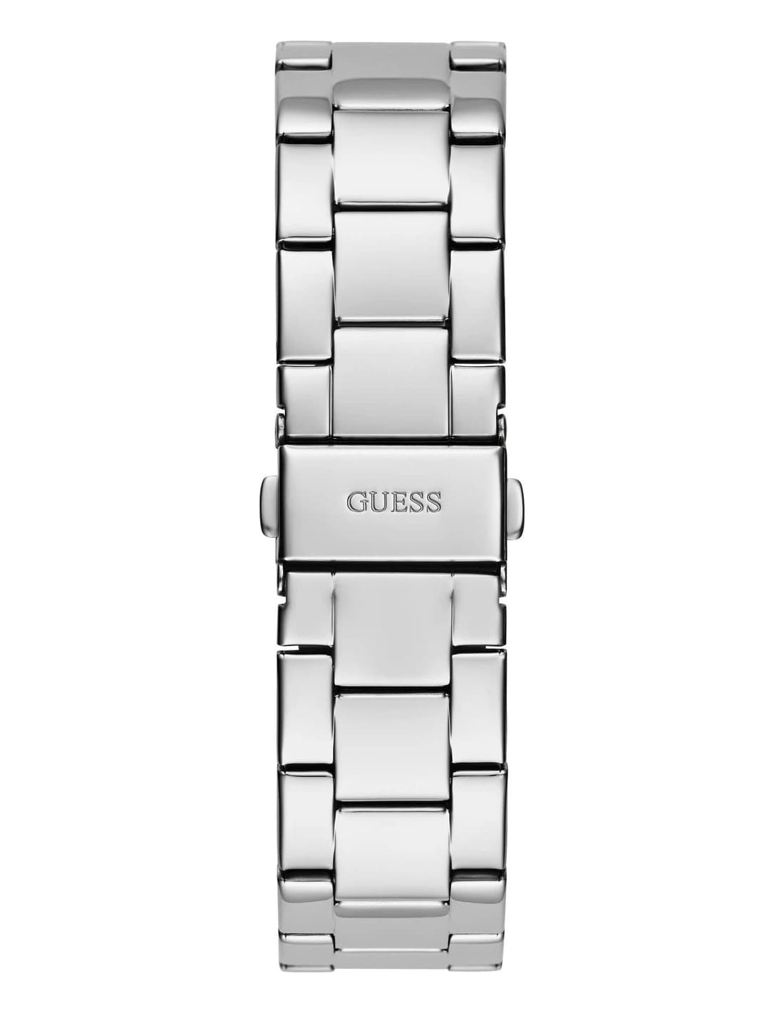 Montre Femme Guess Cubed GW0606L1 cadran monogramme G bracelet acier argenté vue 4