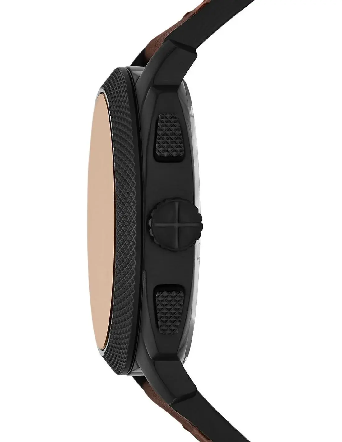 Montre Fossil FS6101 homme détail cadran noir