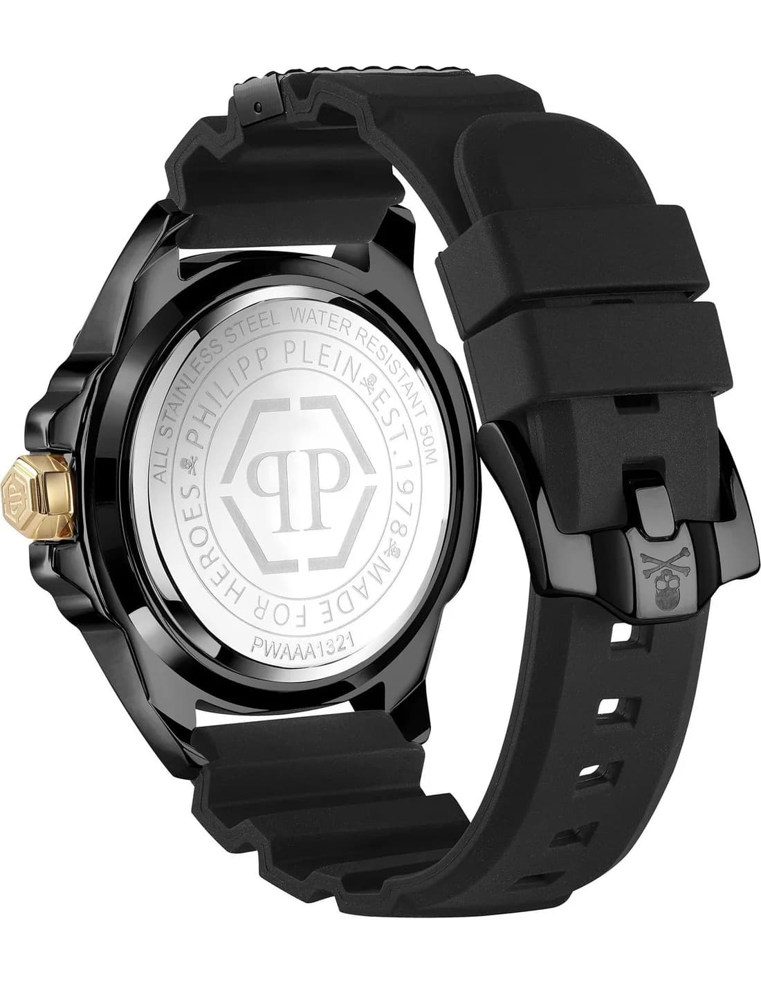 Montre Philipp Plein PWAAA1321 homme détail cadran noir