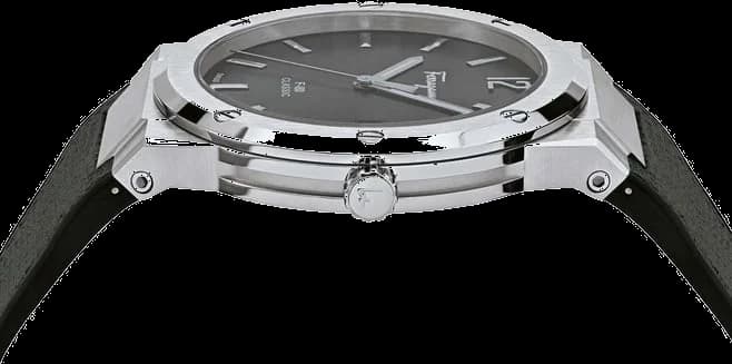 Montre Salvatore Ferragamo SFDT00619 homme détail cadran noir