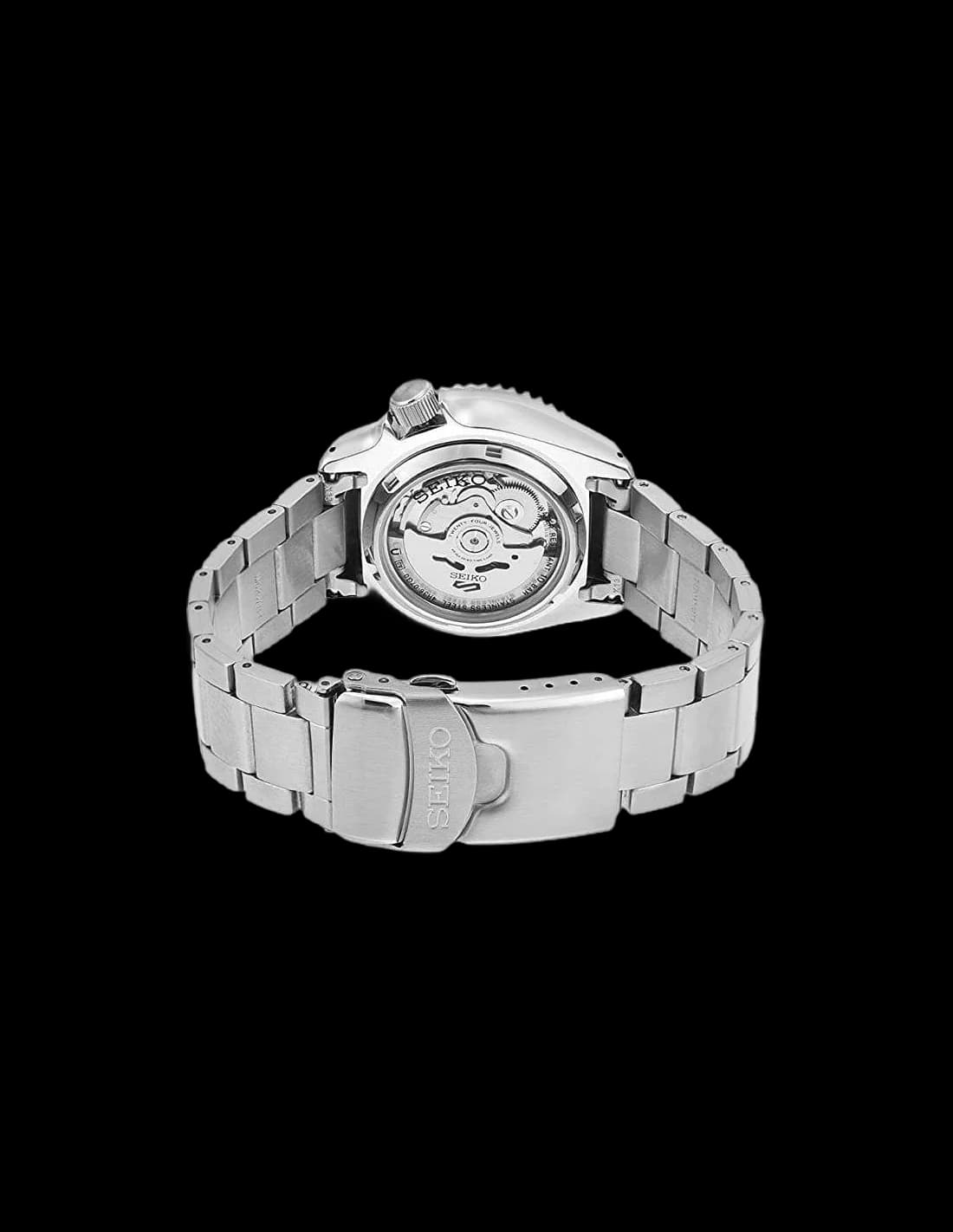 Montre Seiko SRPD51K1 homme verso boîtier argent