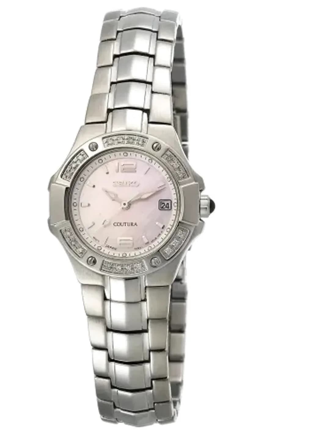 Seiko SXD691P1 Coutura with Diamonds and Sapphire Crystal Women's Watch