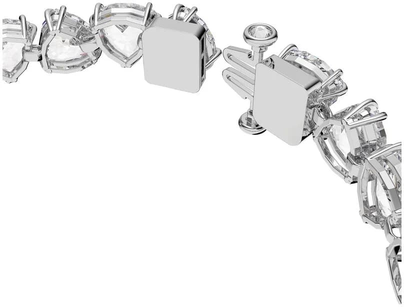 Bracelet Swarovski Millenia 5622451 cristaux taille trilliant plaqué rhodium blanc vue 3