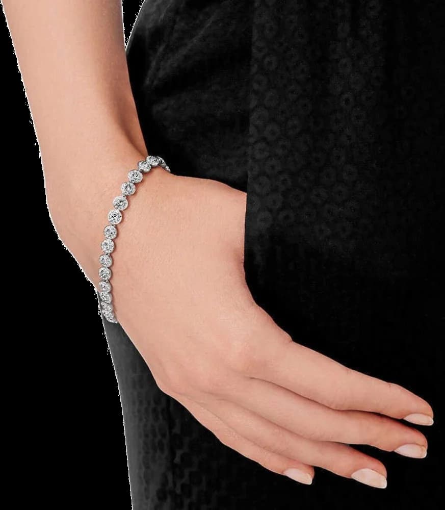 Montre Swarovski 5071173 femme détail bracelet métal