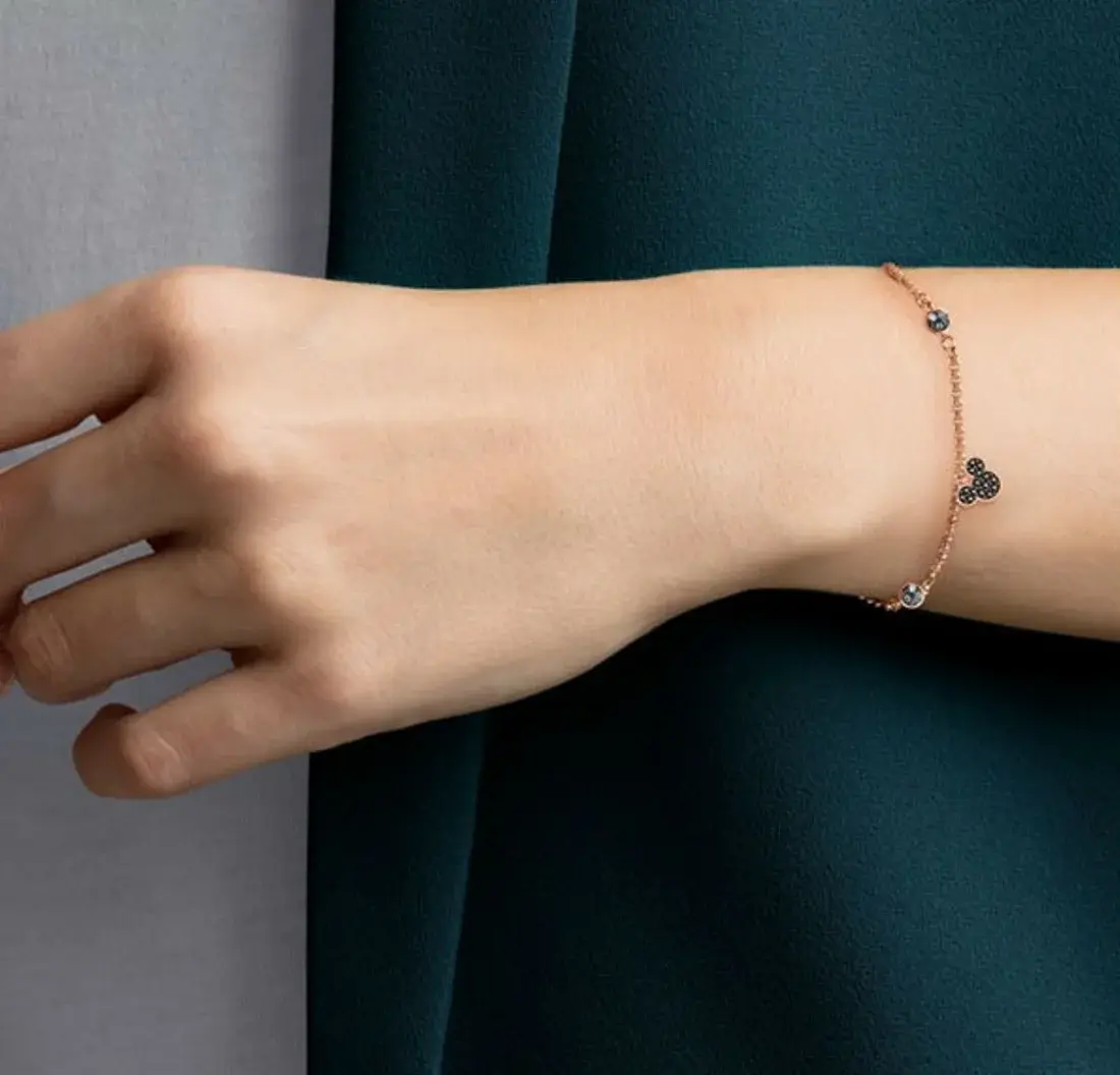 Swarovski Remix Mickey 5462360 Rose Gold Plated Bracelet | Montres