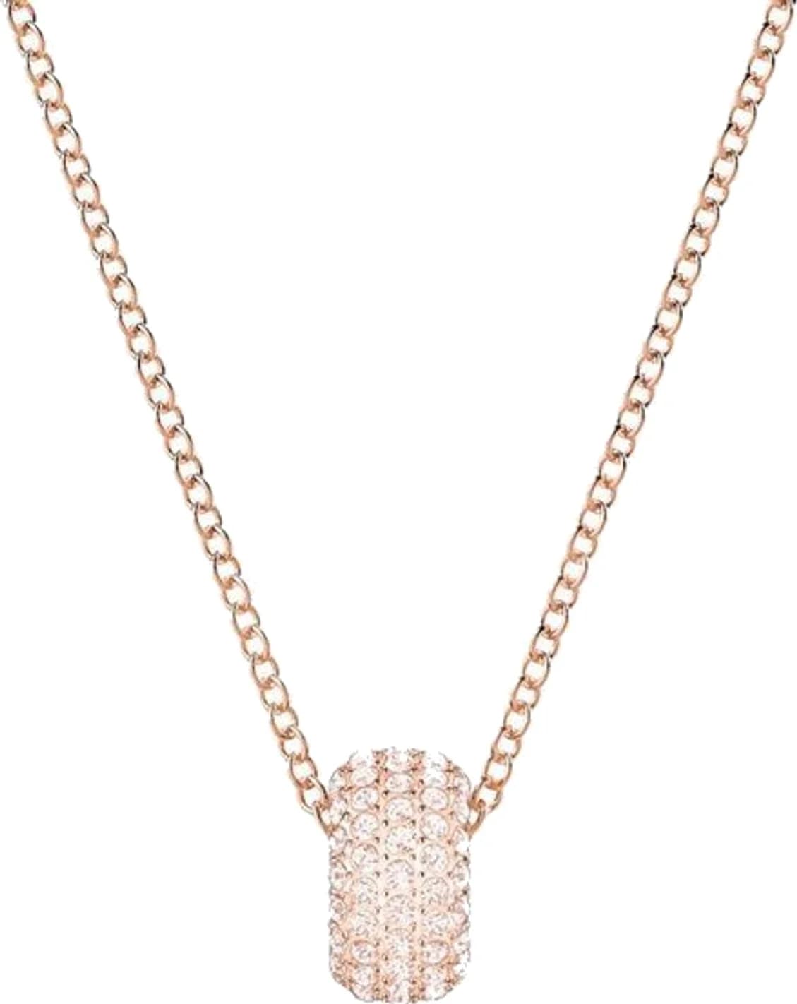 Swarovski Lilia 5636422 Rose Gold Plated Necklace | Montres Outlet