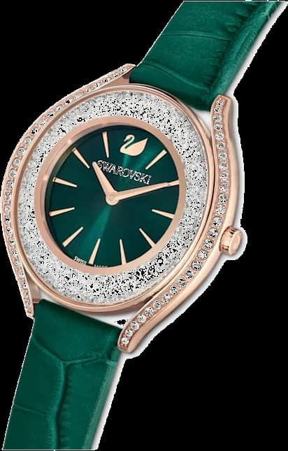 Montre Swarovski 5644078 femme détail cadran vert