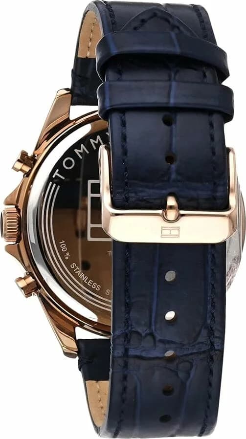 Montre Tommy Hilfiger 1710451 homme détail cadran bleu