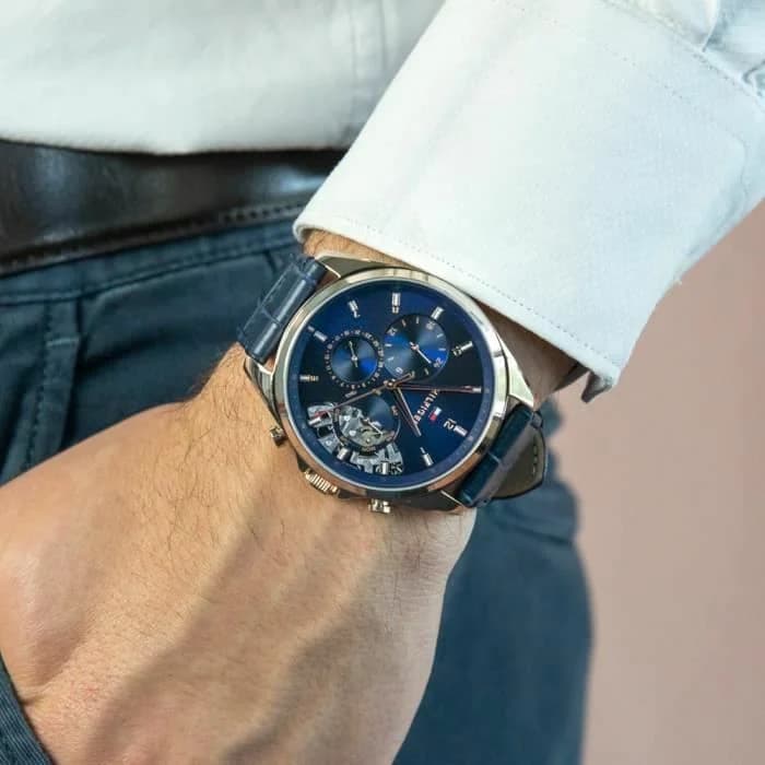 Montre Tommy Hilfiger 1710451 homme verso boîtier or rose