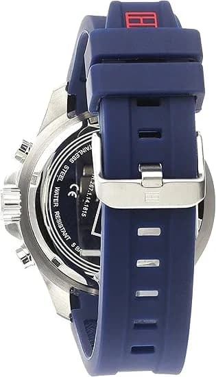 Montre Tommy Hilfiger 1791142 homme détail cadran bleu
